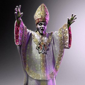 Papa Nihil Limited Edition Ghost Rock Iconz Statue by Knucklebonz